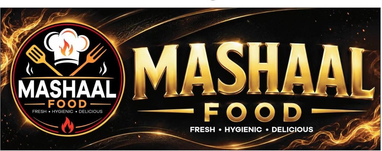 Mashaal Food backlit storefront signage